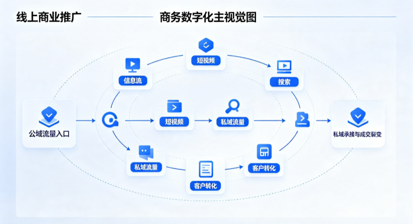 曾都区线上商业推广怎么做？全域流量闭环搭建与低成本转化实战指南